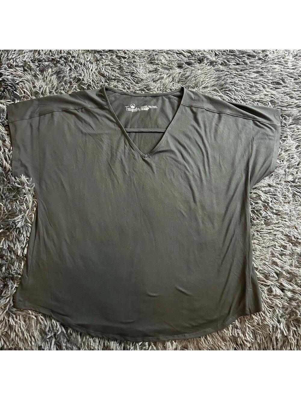 Colorado Clothing Tranquility Women’s Black Blouse Long Sleeve Top Size XL